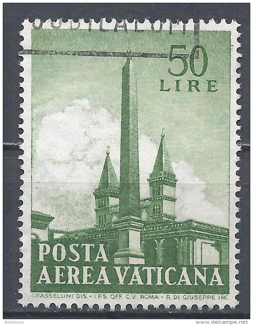 Vatican City 1959. Scott #C40 (U) Obelisk Of  St. John Lateran * - Poste Aérienne