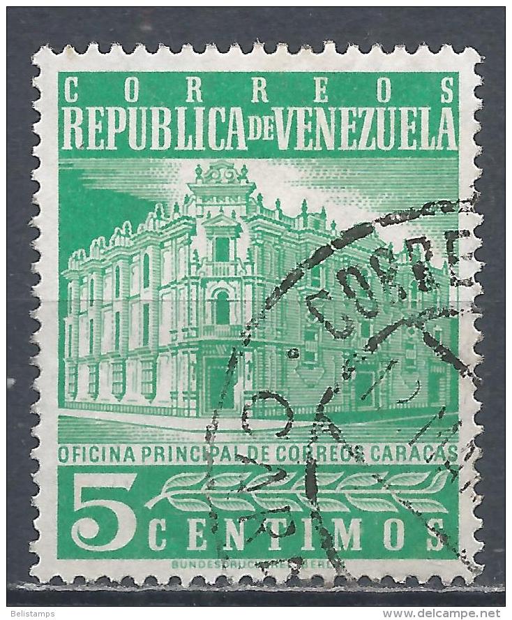 Venezuela 1958. Scott #703 (U) Main Post Office, Caracas * - Venezuela