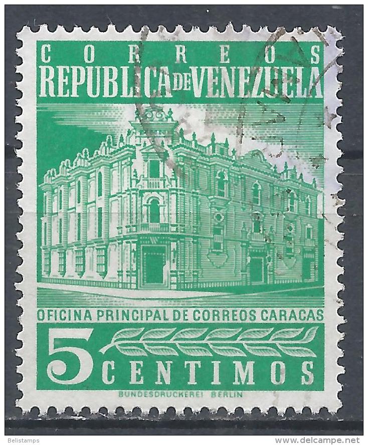 Venezuela 1958. Scott #703 (U) Main Post Office, Caracas * - Venezuela