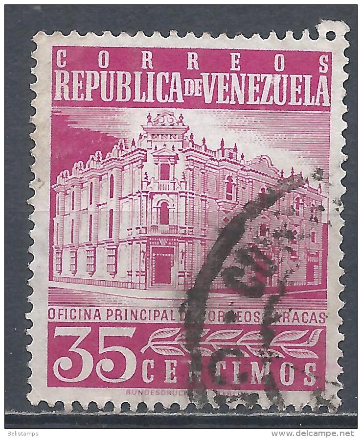 Venezuela 1958. Scott #707 (U) Main Post Office, Caracas * - Venezuela