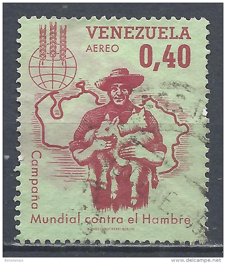 Venezuela 1963. Scott #C826 (U) Map, Shepherd - Venezuela