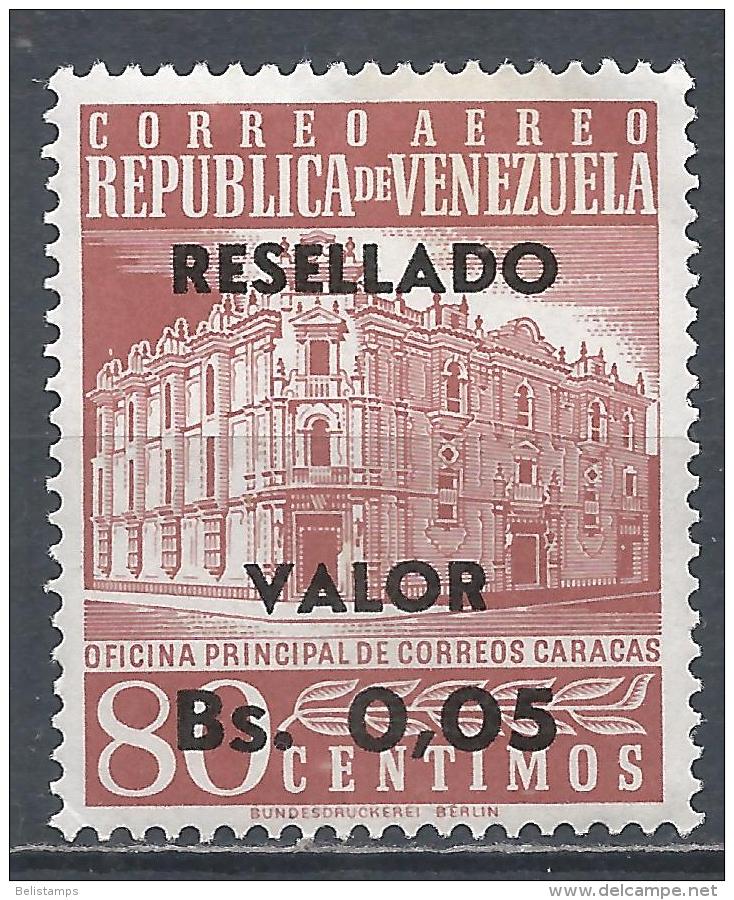 Venezuela 1965. Scott #C858 (MNH) Main Post Office, Caracas * - Venezuela