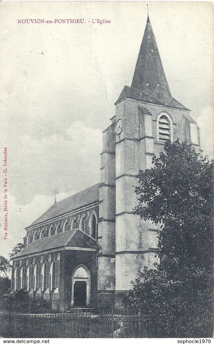 SOMME - 80 - NOUVION EN PONTHIEU - L'église - Nouvion