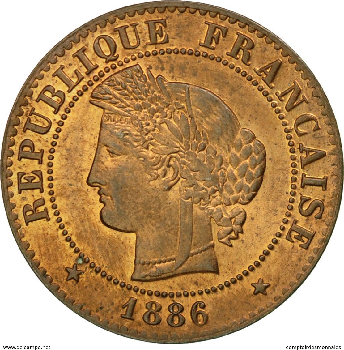 Monnaie, France, Cérès, Centime, 1886, Paris, SUP+, Bronze,KM 826.1, Gadoury:88 - Autres & Non Classés