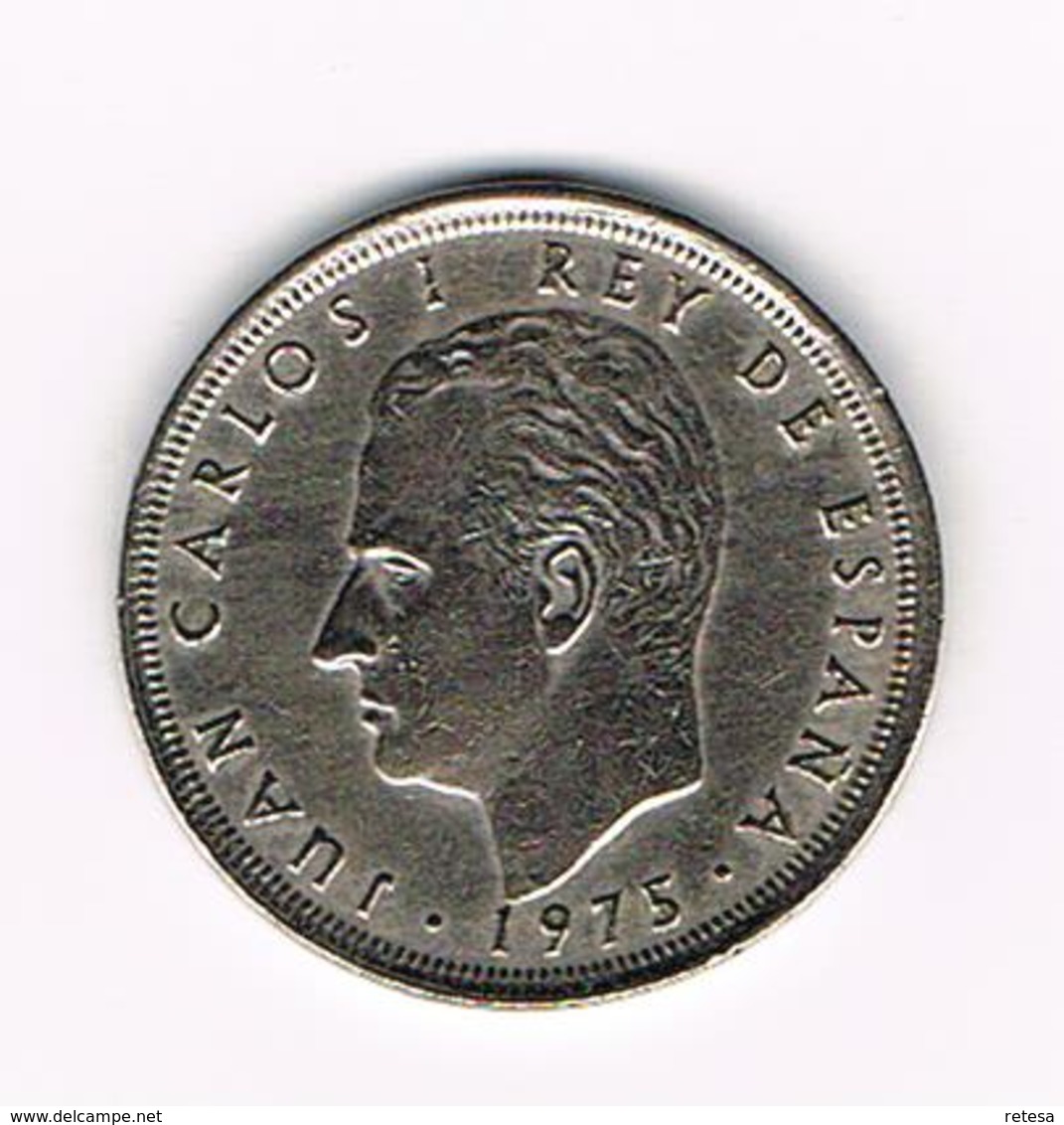 &-  SPANJE 25 PESETAS 1975 (77)  JUAN  CARLOS - 25 Pesetas