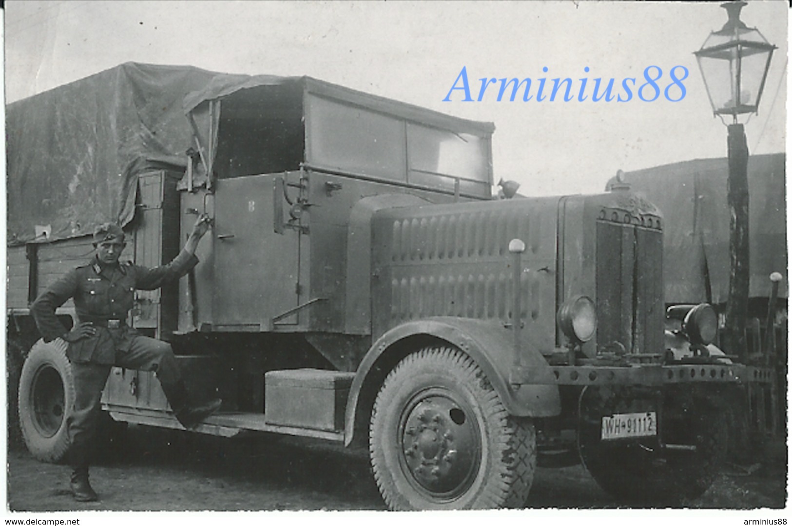 Büssing-NAG III GL 6 - Mittlerer Geländegängiger Lastkraftwagen, Offen (o) - Wehrmacht - "In Stalingrad" - Krieg, Militär