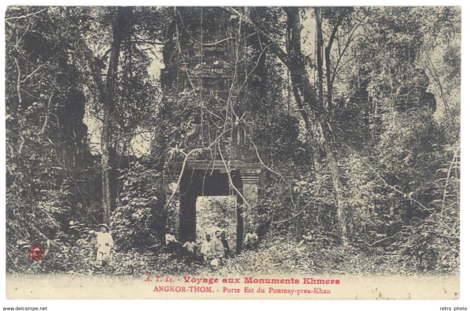 Cpa Cochinchine – Angkor Thom - Porte Est Du Ponteay Près Khan - Cambodja