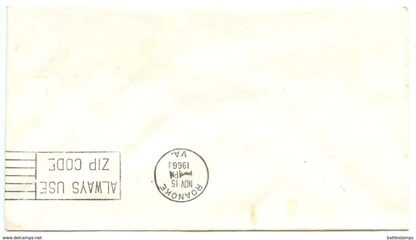 United States 1966 1st Flight Cover A.M. Route 87 New York, NY - 3c. 1961-... Covers