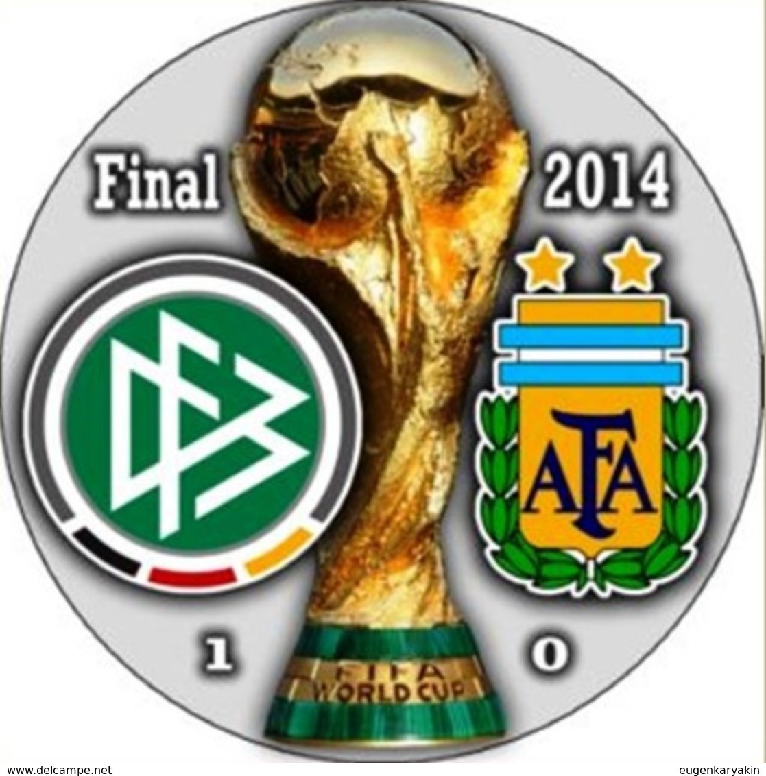 PIN FIFA WORLD CUP FINAL 2014 GERMANY Vs ARGENTINA - Football