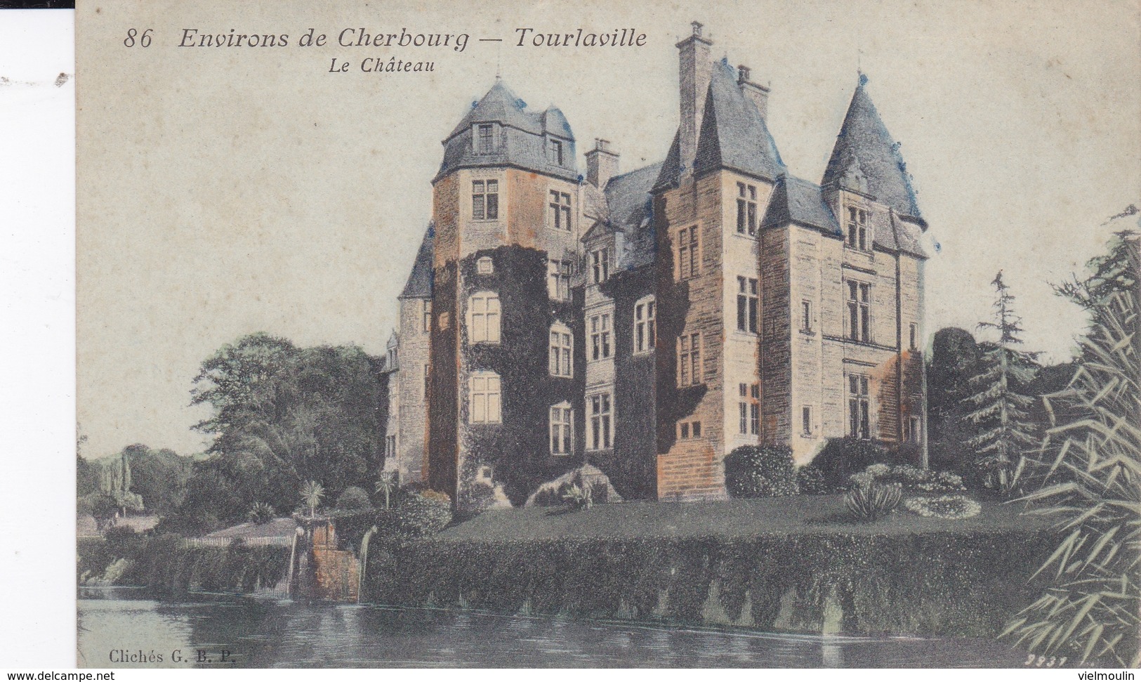 CHERBOURG ENVIRONS 50 MANCHE TOURLAVILLE LE CHATEAU  BELLE CARTE RARE !!! - Cherbourg