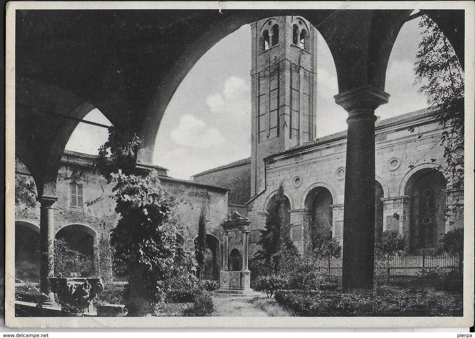 EMILIA ROMAGNA - RIMINI - CHIOSTRO DELLA CATTEDRALE - EDIZ. C. CAPELLO MILANO 1934 - VIAGGIATA 04.07.1934 - Rimini