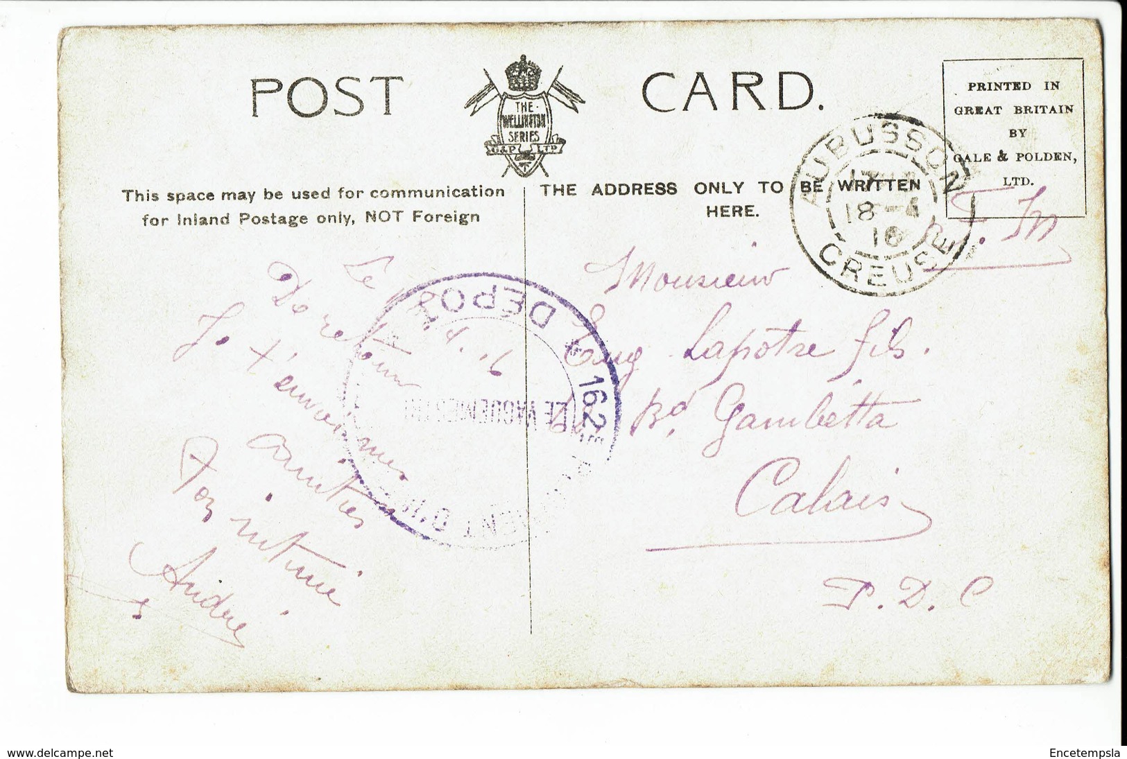 CPA - Carte Postale - Royaume Uni - Hampton Court Palace -The Clock Court-1916 -S1133 - Other & Unclassified