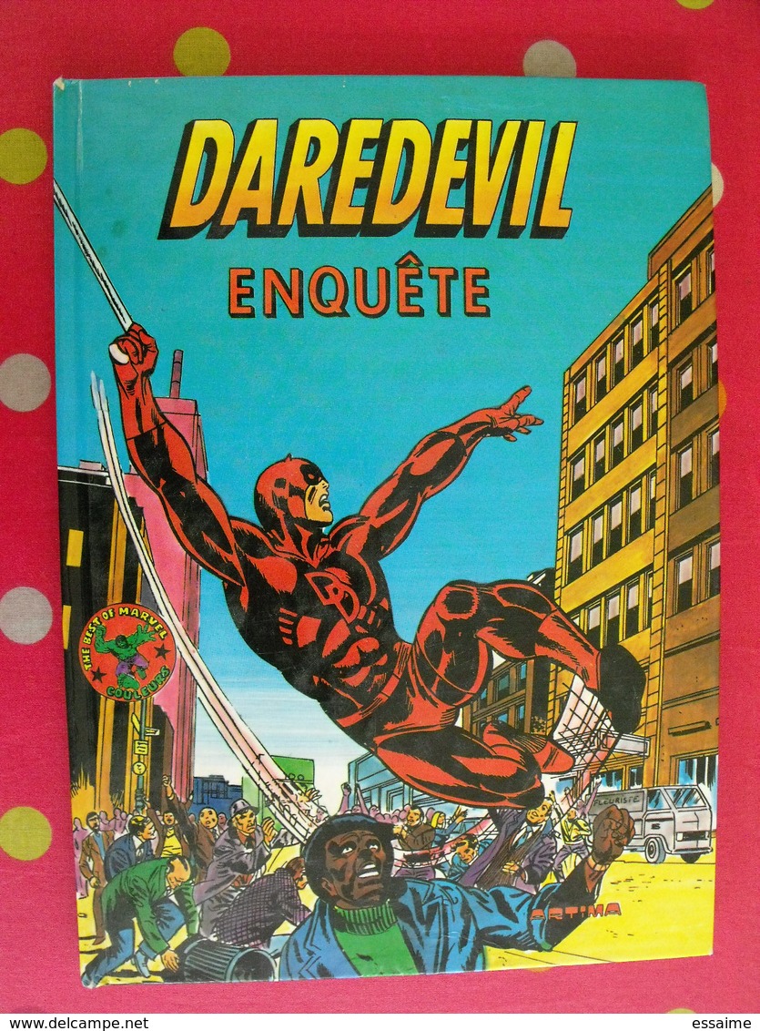 Daredevil Enquête. Cartonné. Marvel Artima 1980 - Sonstige & Ohne Zuordnung