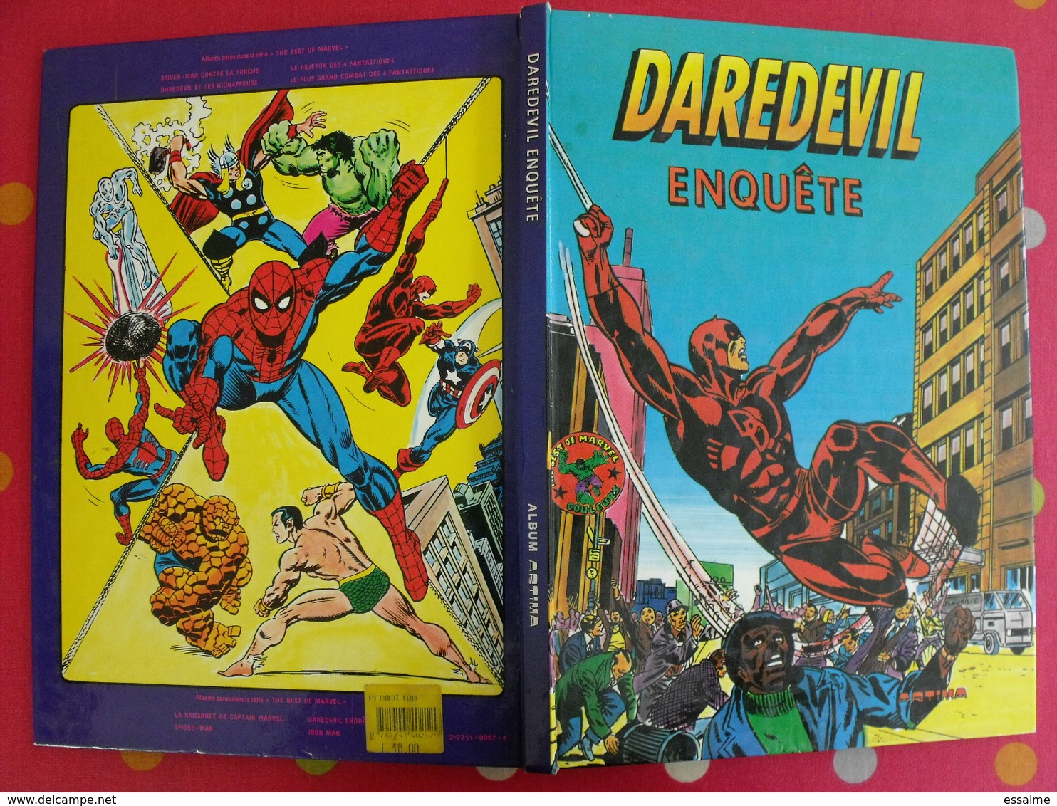 Daredevil Enquête. Cartonné. Marvel Artima 1980 - Andere & Zonder Classificatie