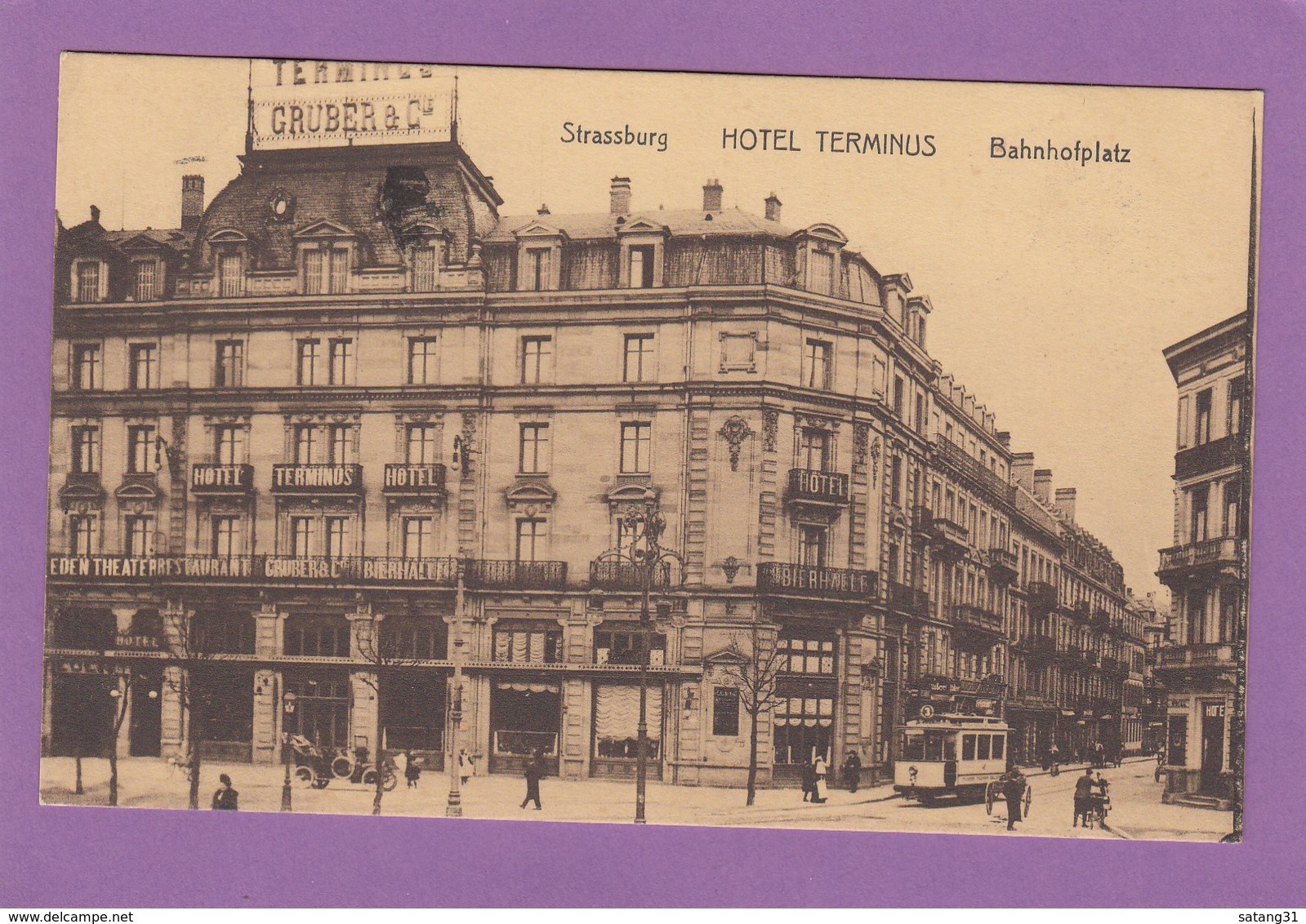 HOTEL TERMINUS - BAHNHOFPLATZ. - Strasbourg