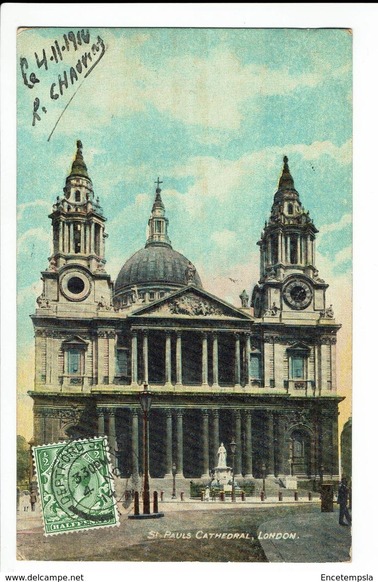 CPA - Carte Postale - Royaume Uni - London- St Paulus Cathedral-1910 -S1134 - Other & Unclassified
