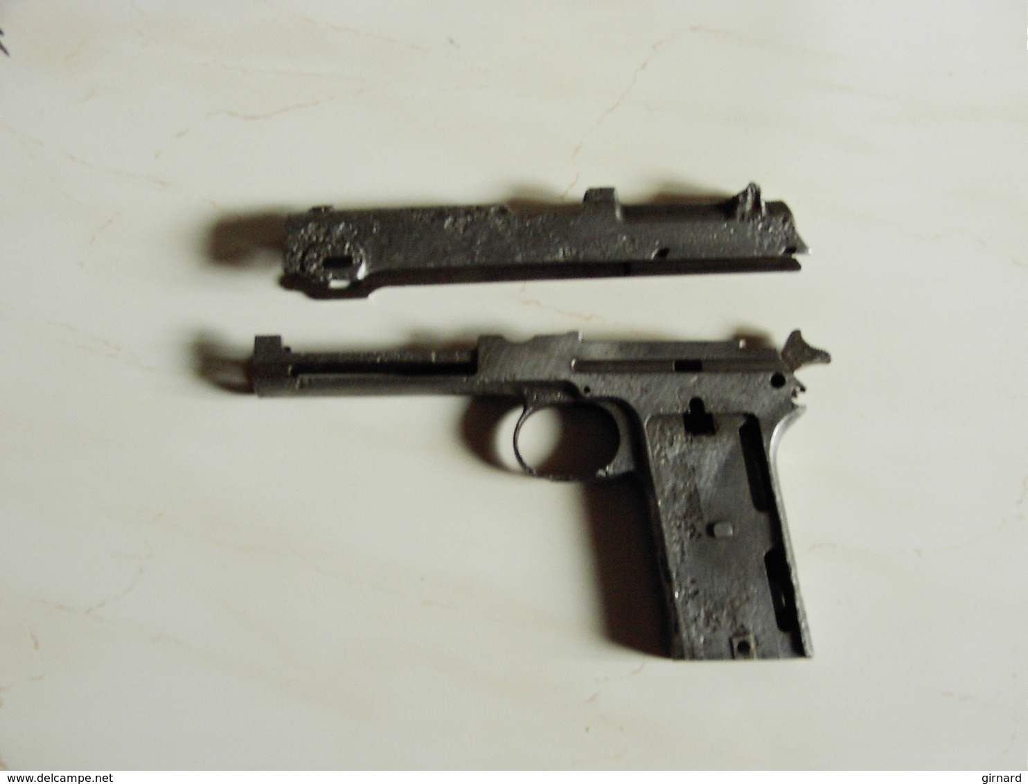 "EPAVE De Pistolet STEYR Modèle 1912 (carcasse Et Culasse) " - Sammlerwaffen