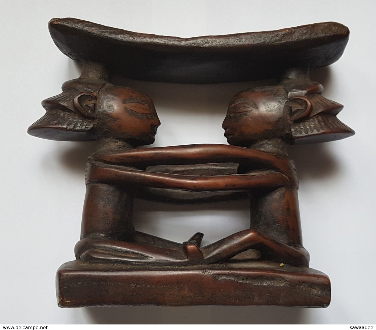 ETHNOLOGIE - AFRIQUE DE L'OUEST - APPUI TÊTE - CONGO - LUBA SHANKADI - BOIS - XX° - Art Africain