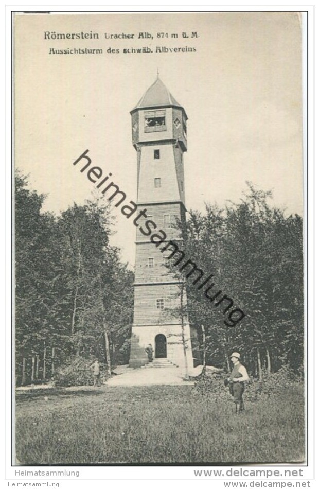 Römerstein - Uracher Alb - Aussichtsturm Des Schwäbischen Albvereins - Bad Urach