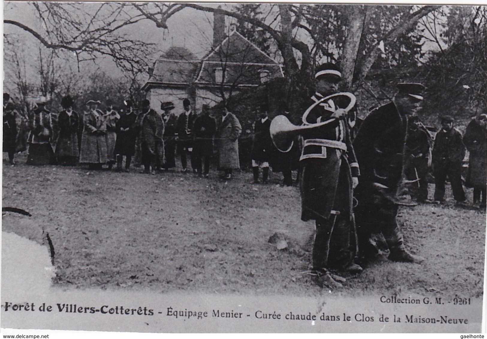 R015 FORÊT DE VILLERS COTTERÊT - Equipage Menier - Curée Chaude Dans Le Clos De La Maison Neuve - Other & Unclassified