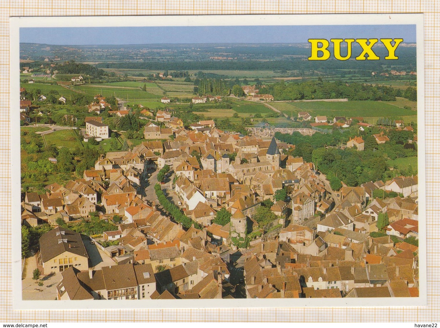 8AK1675 BUXY VUE GENRALE AERIENNE  2 SCAN - Andere & Zonder Classificatie