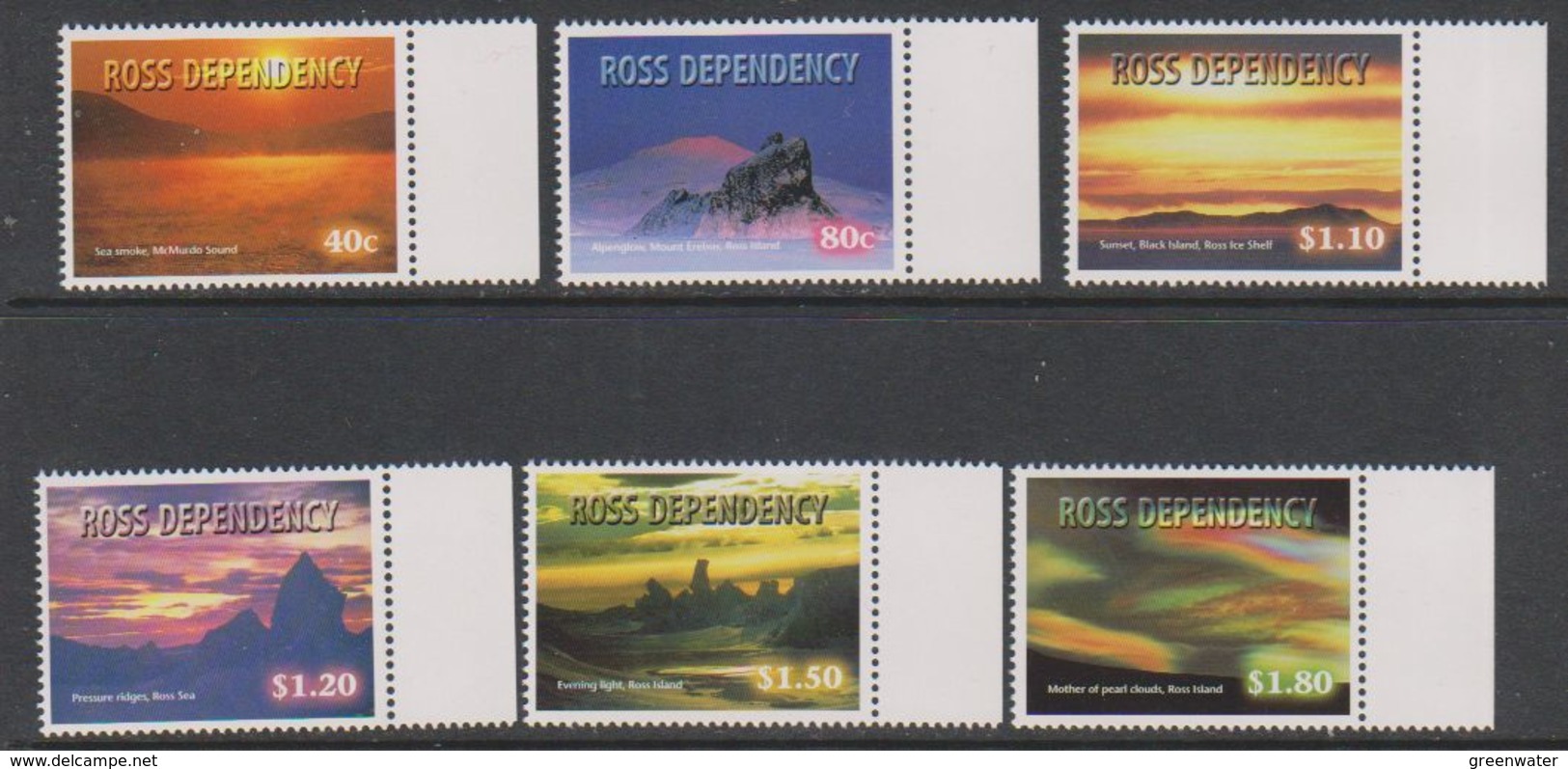 Ross Dependency 1999 Night Skies 6v (+margin) ** Mnh  (39458F) - FDC