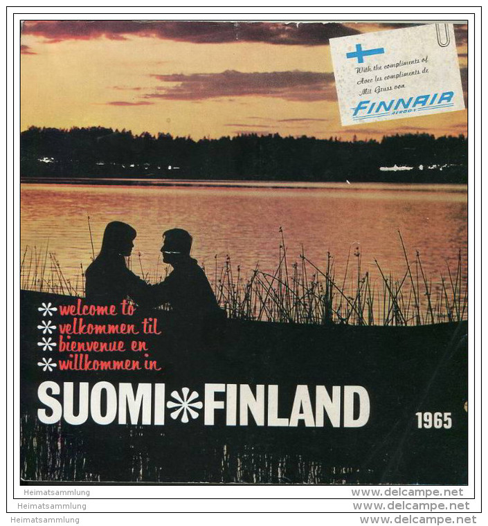 Finnland 1965 - Broschüre Mit Einem Vorwort Vom President Of Finnair - 136 Seiten Mit Unzähligen Abbildungen - Finnland