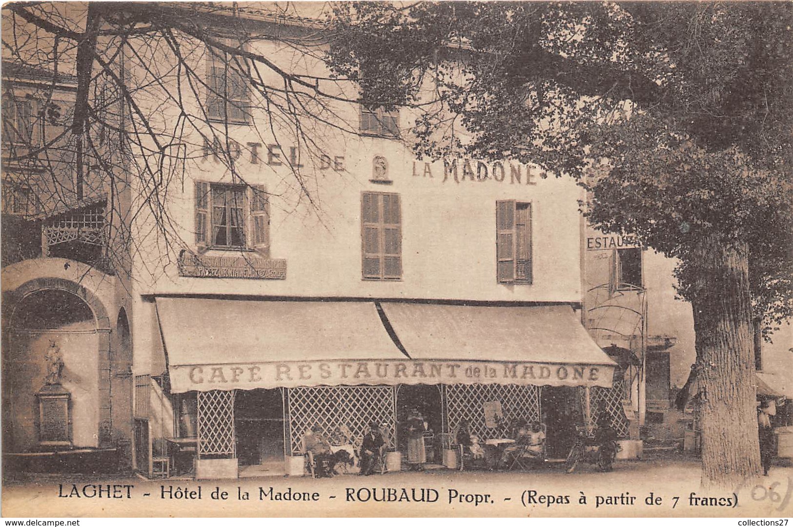 06-LAGHET- HÔTEL DE LA MADONE, ROUBAUD PROP, - Autres & Non Classés