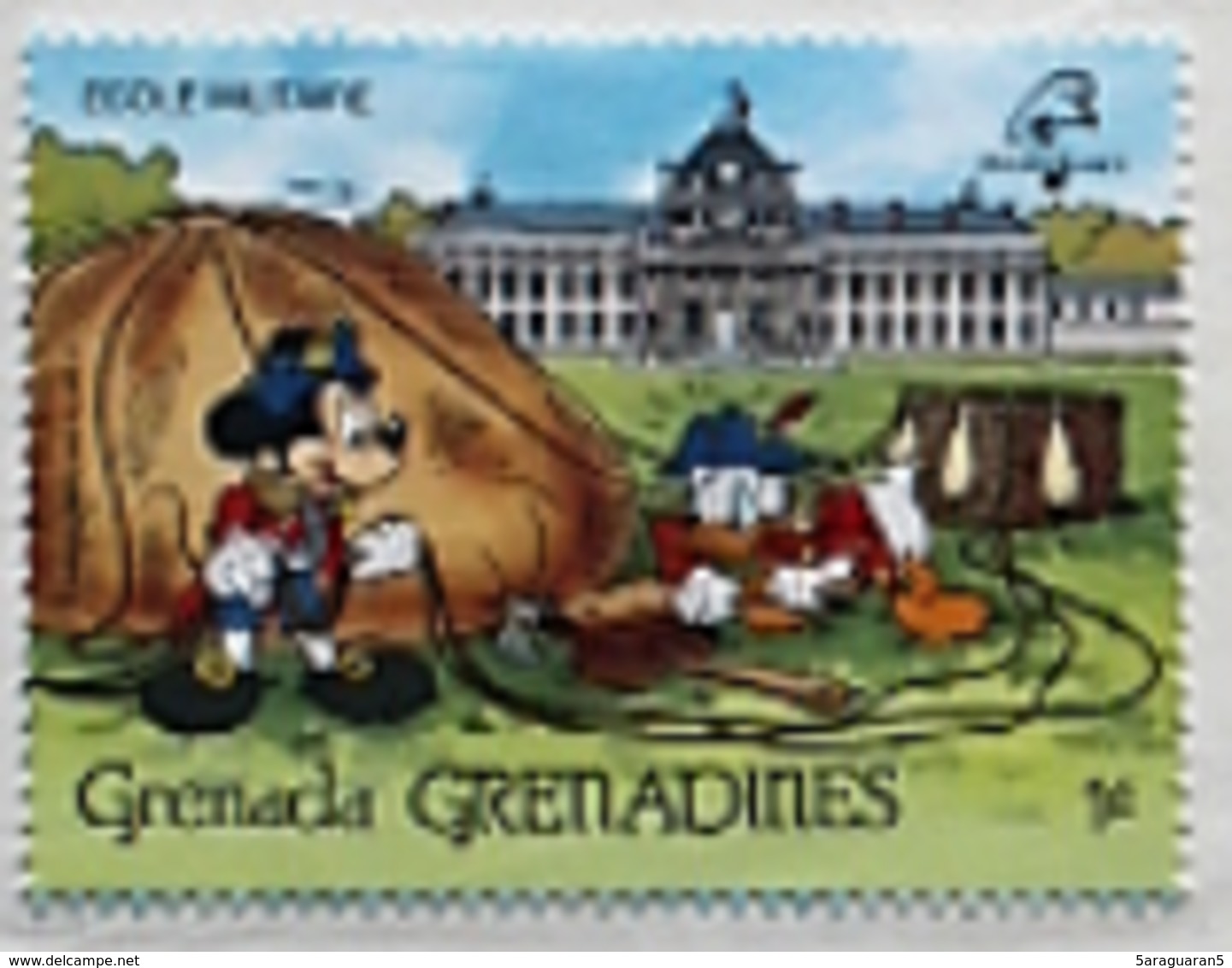 Timbre Mickey Mouse Et Donald Duck - Grenadines - 1989 - Disney