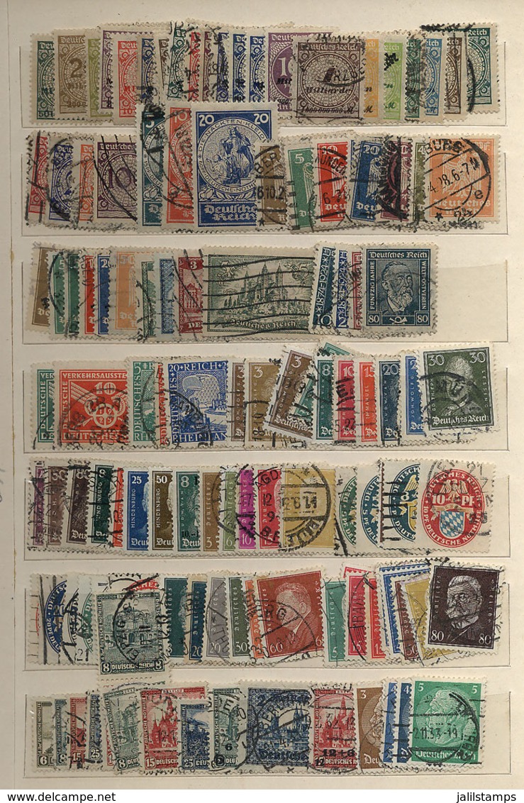 49 GERMANY: Stockbook With Attractive Stock Of Stamps Of All Periods (very Strong For The Reich), Almost Without Duplica - Altri & Non Classificati