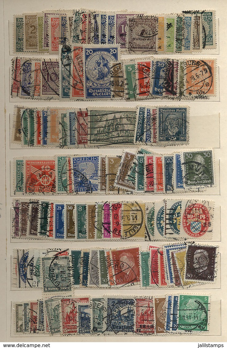 49 GERMANY: Stockbook With Attractive Stock Of Stamps Of All Periods (very Strong For The Reich), Almost Without Duplica - Sonstige & Ohne Zuordnung