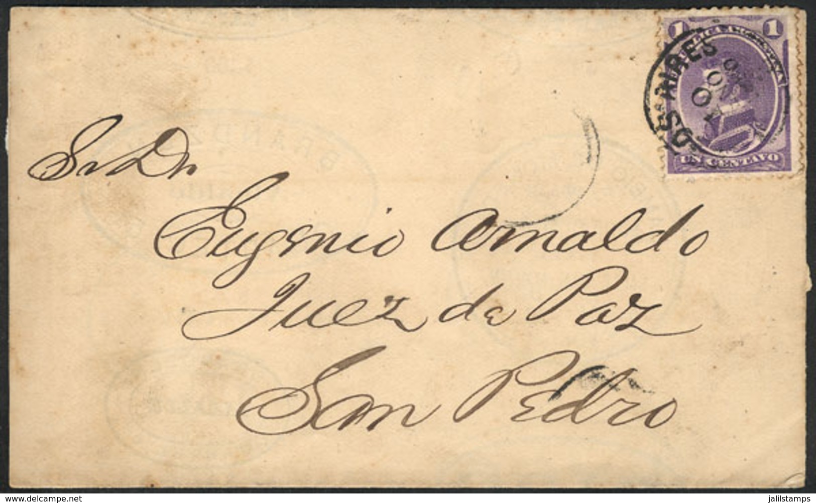 330 ARGENTINA: Sheet Sent From Buenos Aires To San Pedro On 10/NO/1880, Unsealed As Printed Matter (inside There Are Exa - Autres & Non Classés