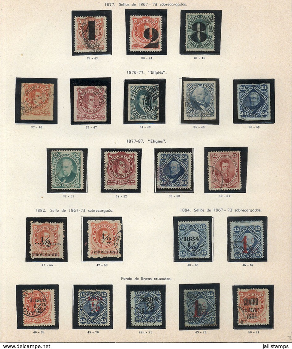 399 ARGENTINA: Collection In Filadelia Junior Album, Including Very Good Stamps And Sets From 1858, The General Quality  - Collections, Lots & Series