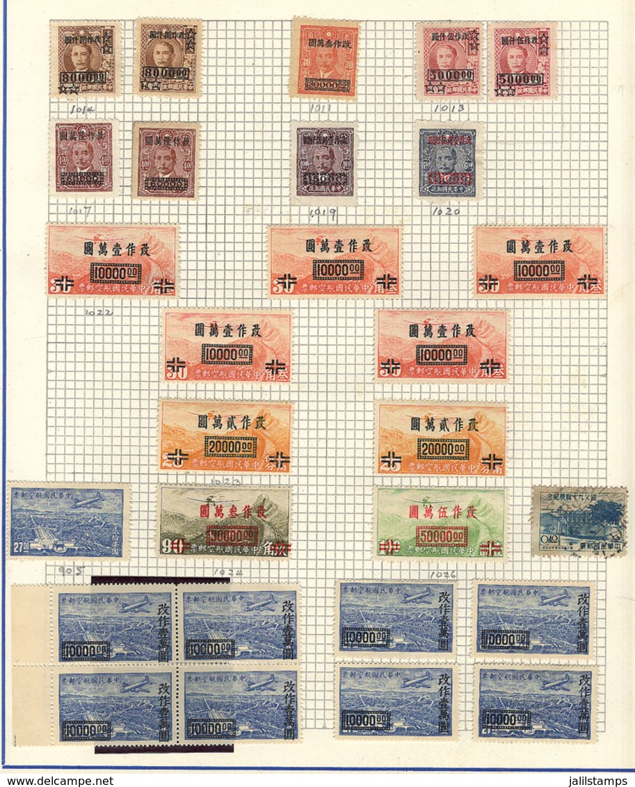 504 CHINA: Collection On Album Pages With Large Number Of Stamps, Very Fine General Quality, Please View ALL The Photos  - Autres & Non Classés