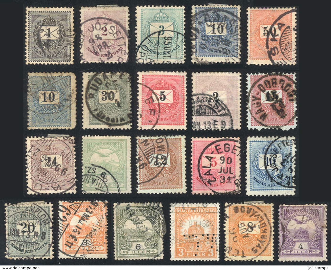 686 HUNGARY: Small Lot Of Old Stamps, Fine To VF General Quality! - Otros & Sin Clasificación