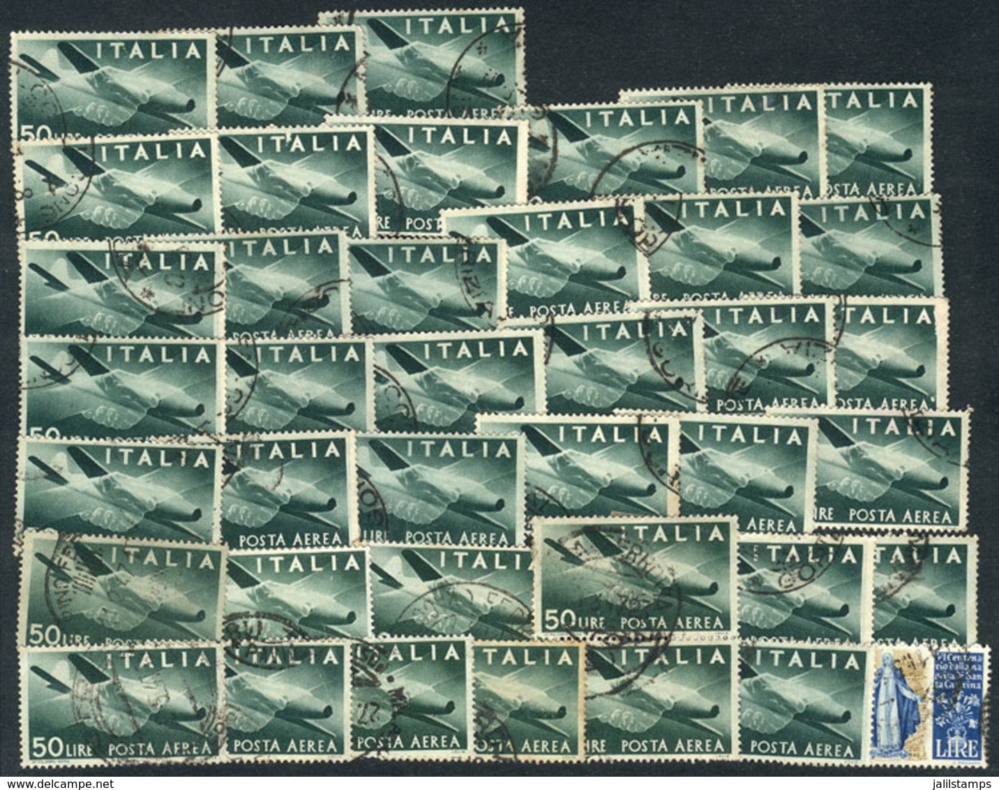 710 ITALY: Yvert 120, 40 Used Stamps Of Fine To Very Fine Quality, Catalog Value Euros 440. - Non Classés