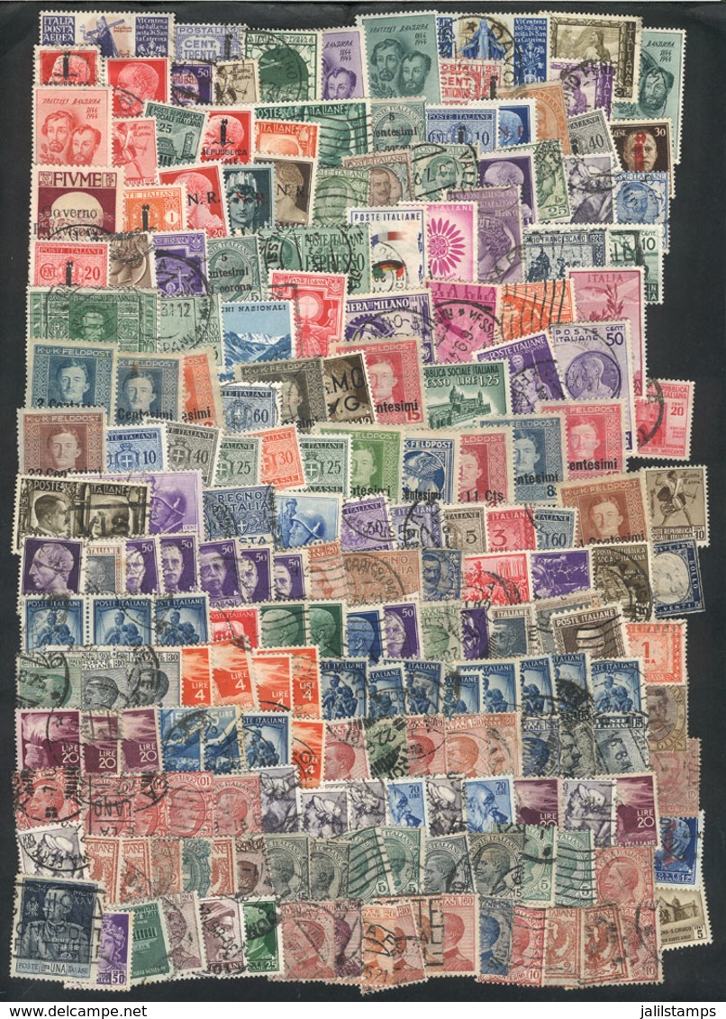 729 ITALY: Lot Of Varied Stamps, LARGE AMOUNT (I Estimate Between 1,000 And 2,000), It May Include High Values Or Good C - Zonder Classificatie