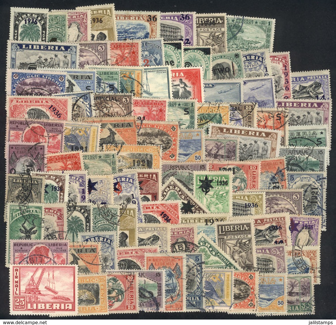 752 LIBERIA: Lot Of Used Or Mint (many MNH) Stamps And Sets, Very Fine General Quality! - Liberia