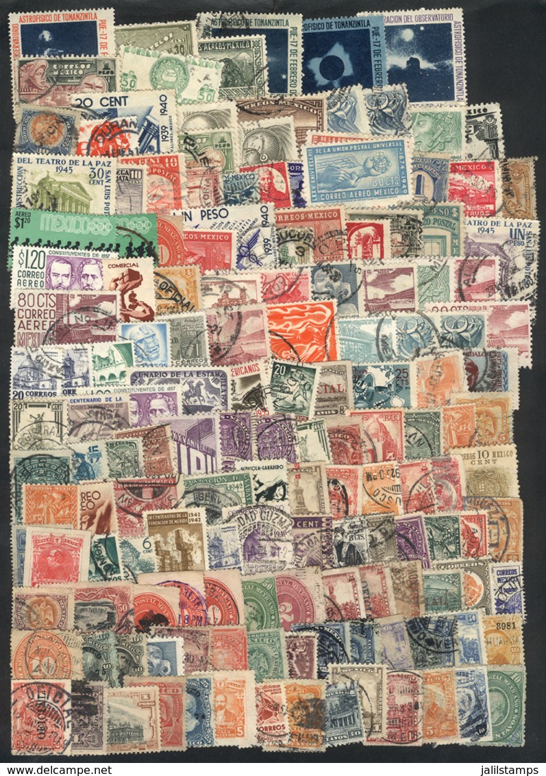 778 MEXICO: Lot Of Old Stamps, It May Include High Values Or Good Cancels (completely Unchecked), Very Fine General Qual - Mexico