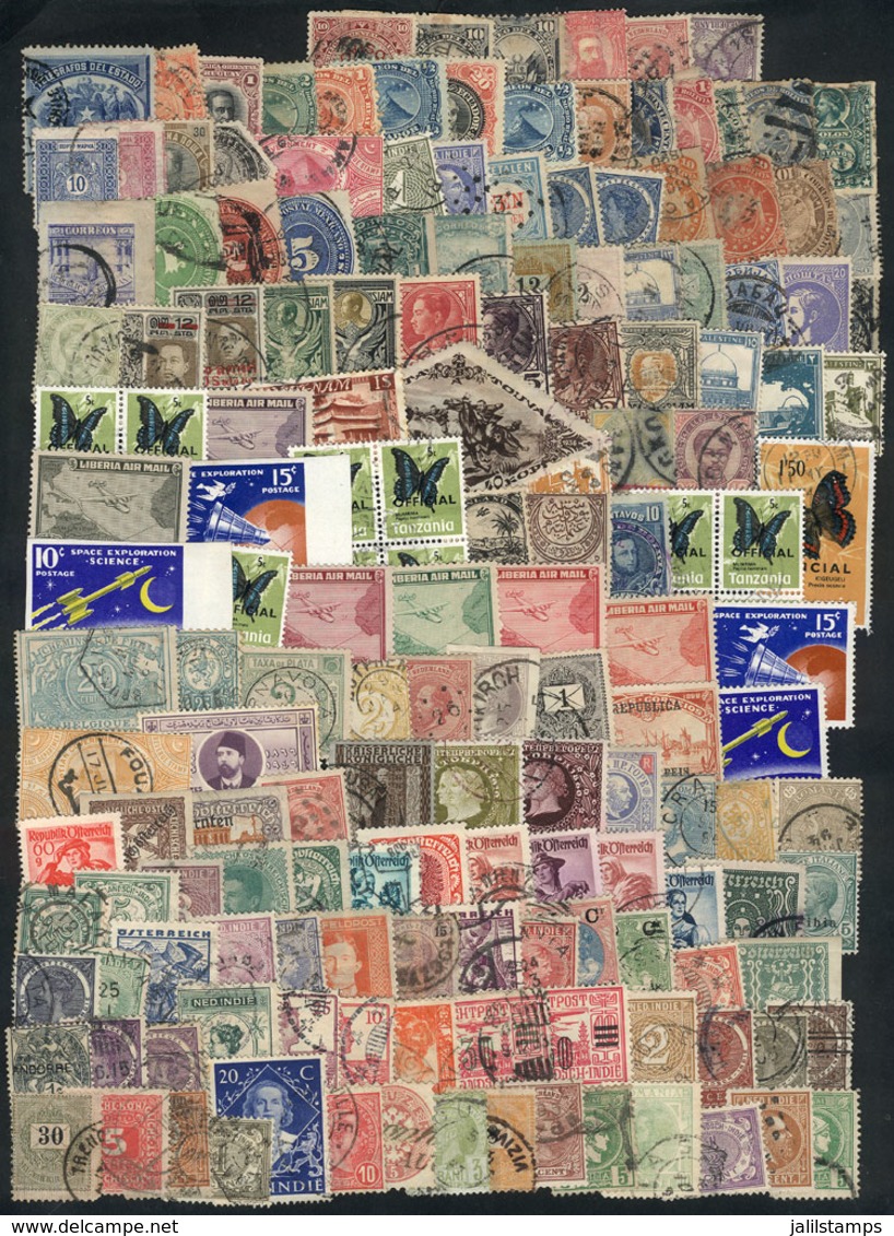 914 WORLDWIDE: Lot Of Old Stamps, It May Include High Values Or Good Cancels (completely Unchecked), Very Fine General Q - Andere & Zonder Classificatie