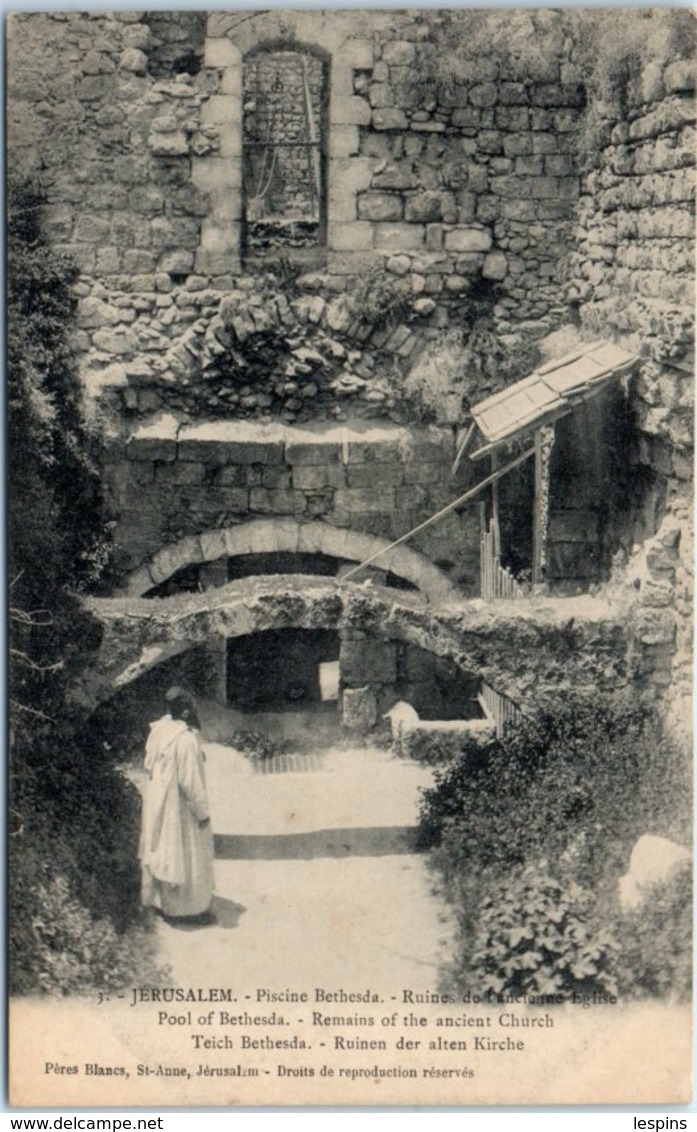 ASIE - ISRAEL --  Jerusalem - Piscine Bethesda - Israel