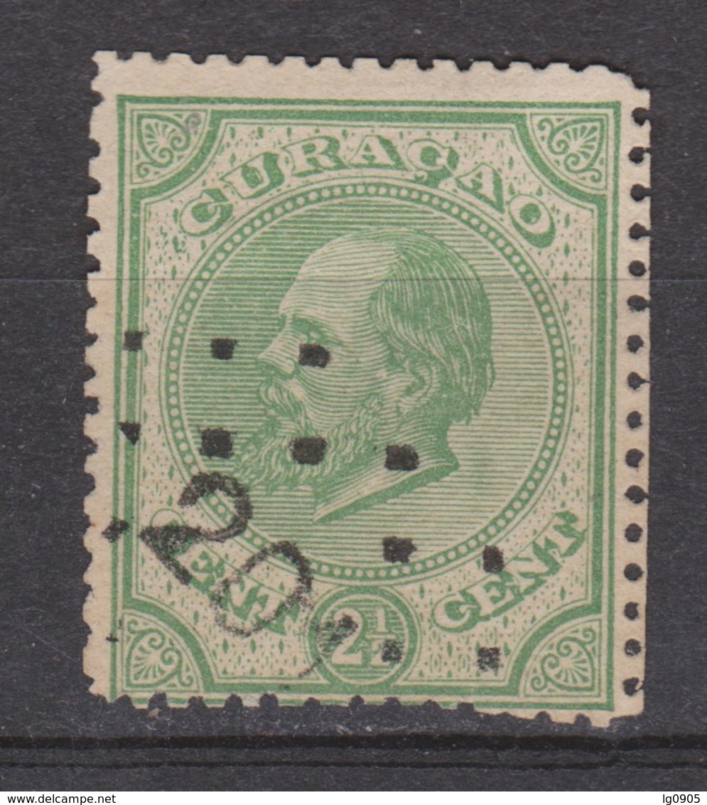 Nederlandse Antillen 1 Used ; Koning King Rey Roi Willem III First Serie 1873 LOOK NOW FOR VERY FINE COLLECTION CURACAO - Curacao, Netherlands Antilles, Aruba