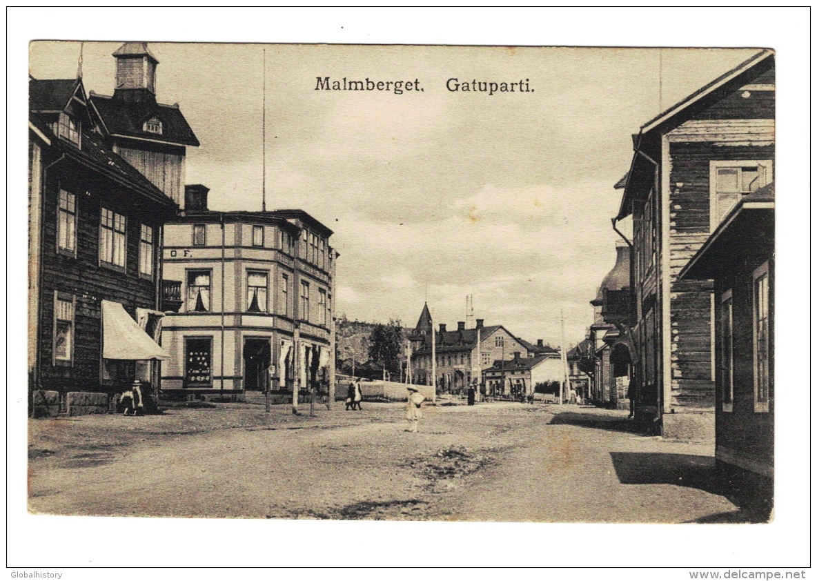 DE1218  SWEDEN  MALMBERGET GATUPARTI  POSTCARD - Sweden