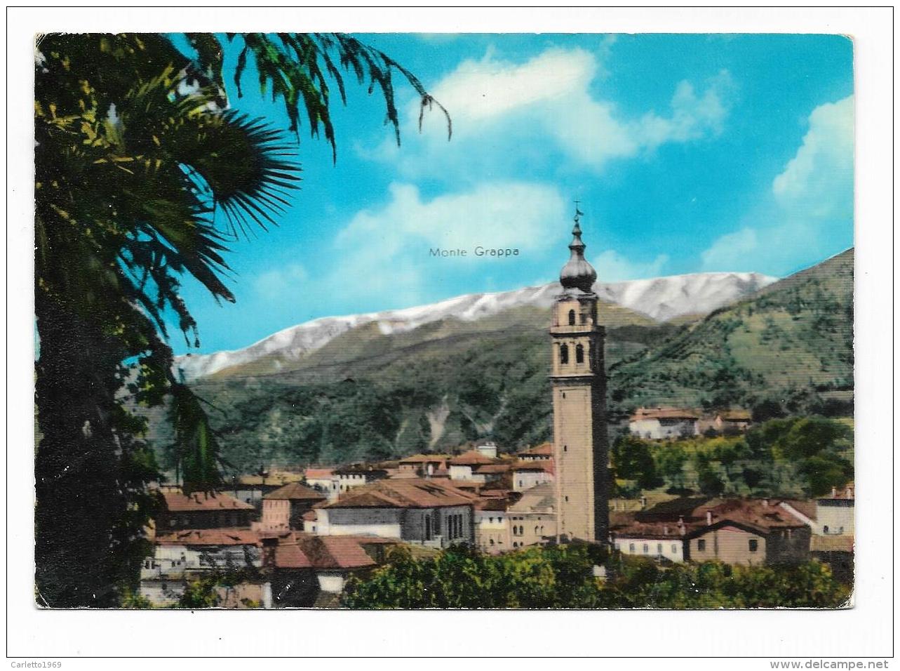 VALDOBBIADENE - PANORAMA COL MONTE GRAPPA - VIAGGIATA FG - Treviso