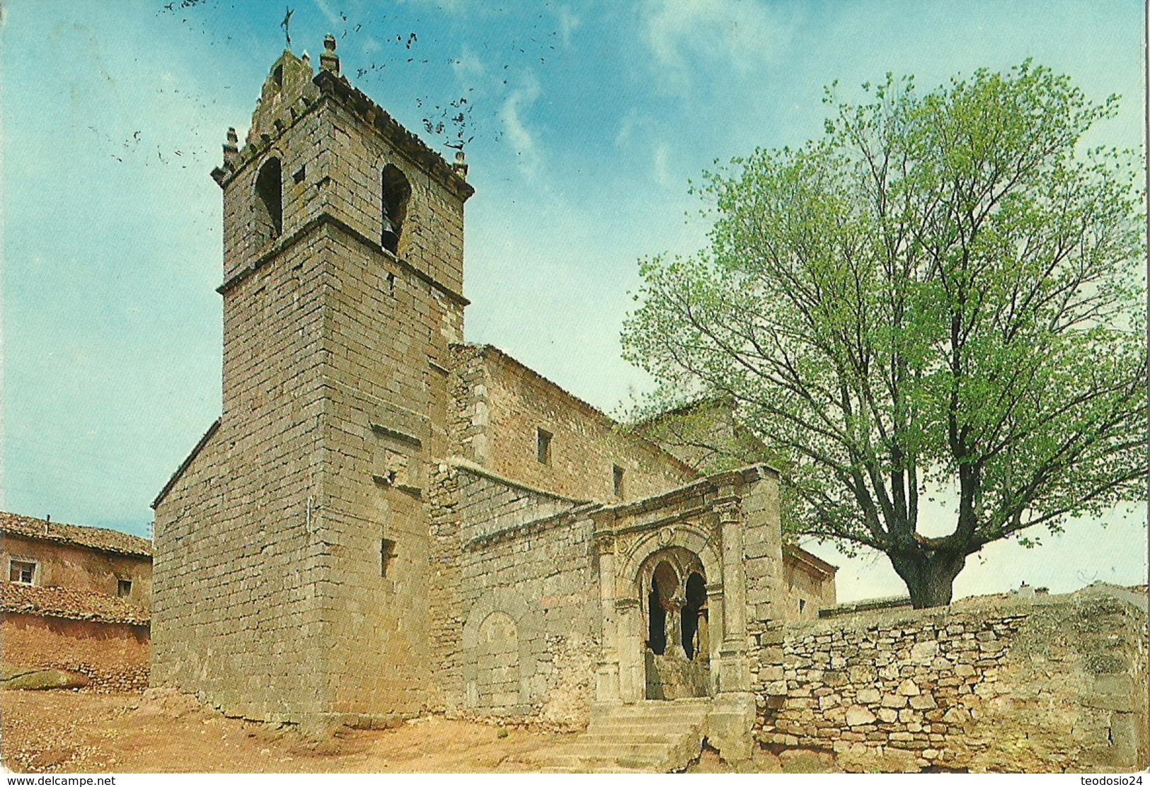 MONTEJO DE TIERMES  SORIA IGLESIA PARROQUIAL SAN CIPRIANO 1979 - Soria