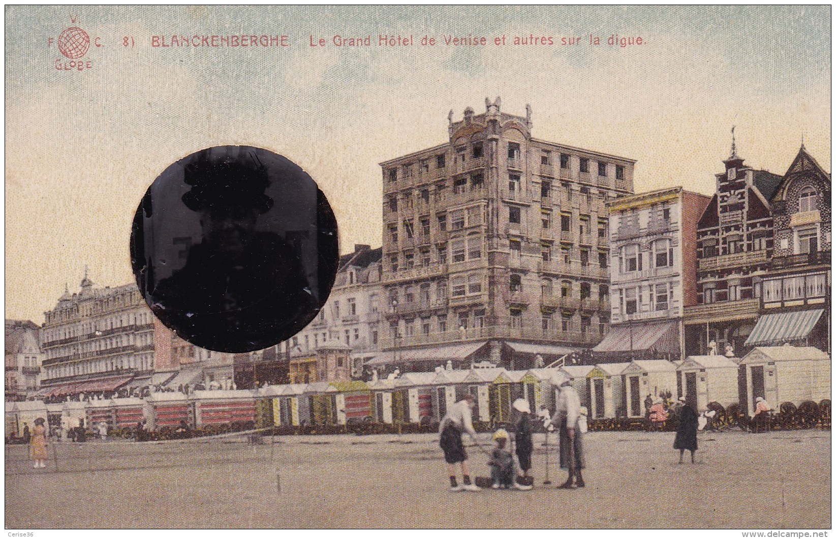 Carte Montage Blankenberghe Le Grand Hôtel De Venise Et Autres Sur La Digue - Blankenberge