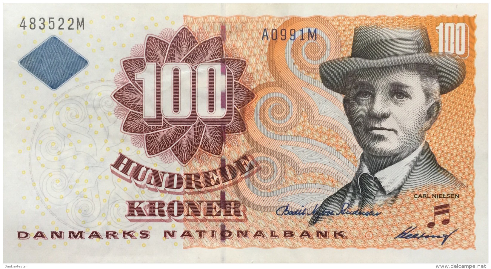 Denmark 100 Kroner, P-56a 1999 (XF) - Danemark