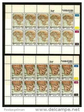 BOPHUTHATSWANA, 1991, MNH Stamp(s) In Full Sheets, Old Maps, Nrs  .269-272 - Bophuthatswana