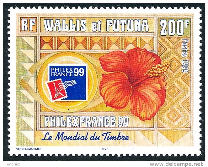 WALLIS ET FUTUNA 1999 - Yv. 530 ** TB  Faciale= 1,68 EUR - Philexfrance'99 (Expo Phil. À Paris)  ..Réf.W&amp;F22011 - Ungebraucht