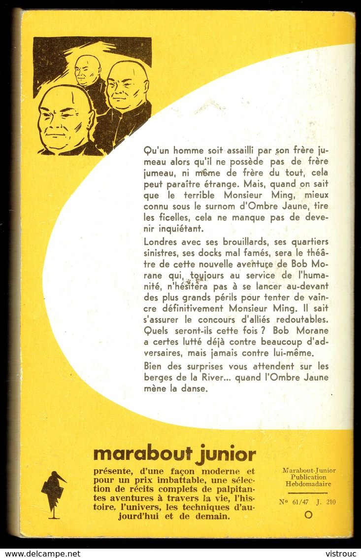 "BOB MORANE: Les Sosies De L'Ombre Jaune", Par Henri VERNES E.O. MJ N° 210 - Aventures. - Marabout Junior